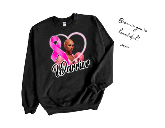 Warrior Breast Cancer Sweatshirt