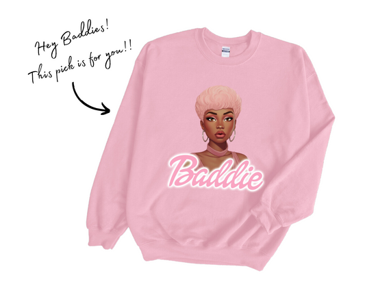 Pink Baddie Sweatshirt